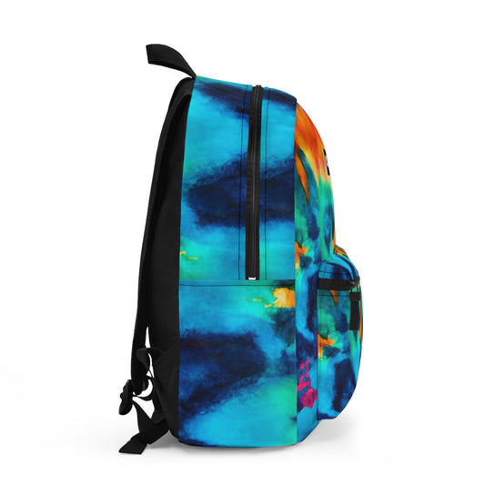 Psychedelic Backpack, Trippy Backpack, Polyester Bag, Hippie Bag, Boho Bag, Rave Bag, Festival Travel Bag