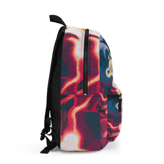 Tie-Dye Backpack, Psychedelic Backpack, Trippy Backpack, Polyester Bag, Hippie Bag, Boho Bag, Rave Bag, Festival Travel Bag